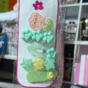 Cute Floral and Star Hair Clips